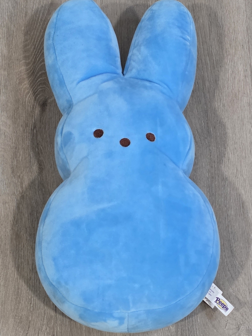 Peeps ~ Blue Peep Bunny Large  17” Plush - Easter Rabbit Stuffed Thick Soft